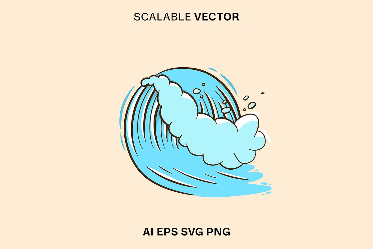 Summer Vector Illustration, an Illustration by TheTrueStroke (Photo 6 of 12)