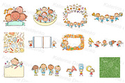 Doodle school kids. Back to school, an Education Illustration by Bubert Art (Thumbnail 4 of 9)