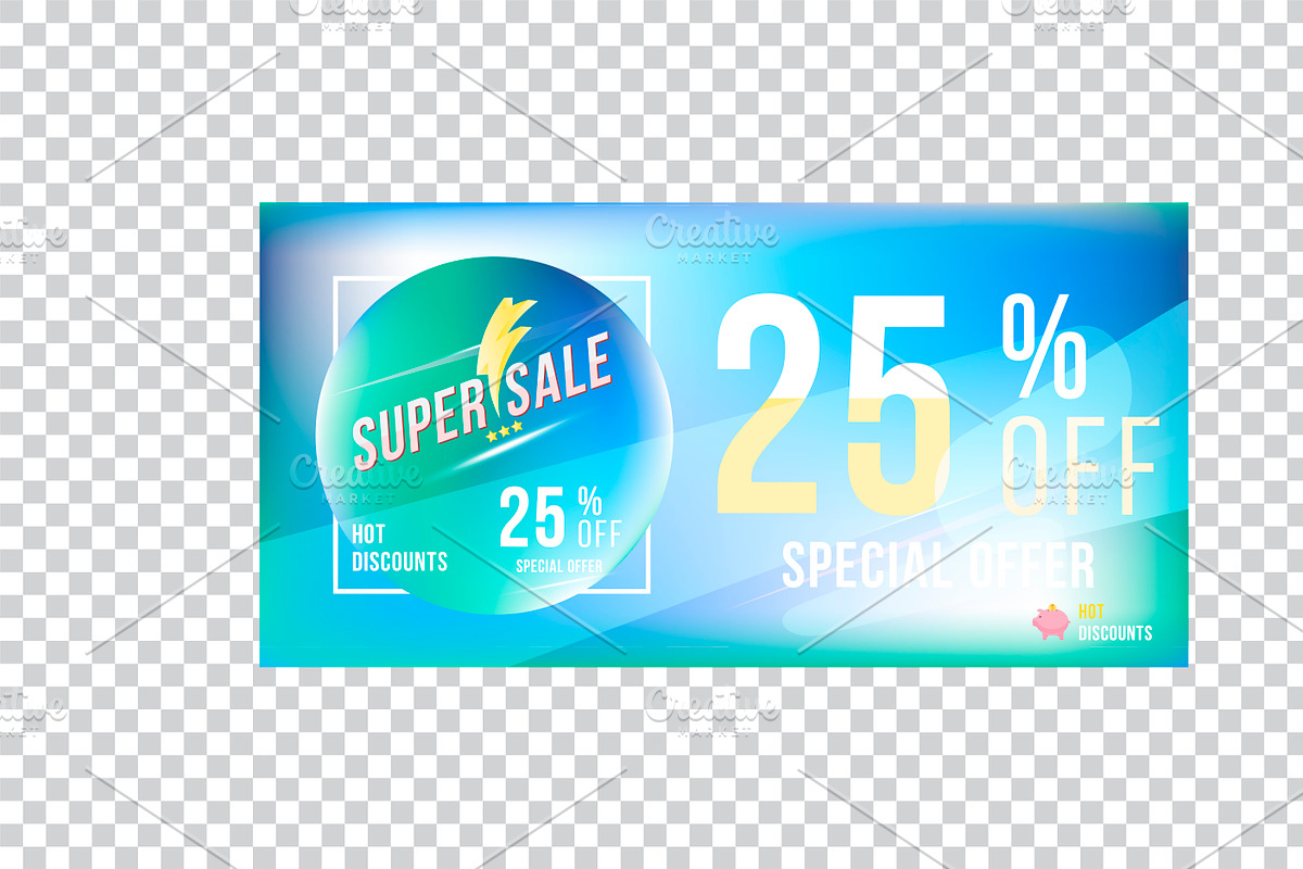 Super sale 25% offer. Flyer template, a Flyer Template by VADISH ZAINER (Photo 4 of 4)