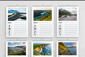 Creative Calendar Layout 2025