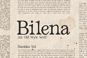 Bilena - Old Style Serif, a Serif Font by Pandeka Studio (Thumbnail 1 of 9)