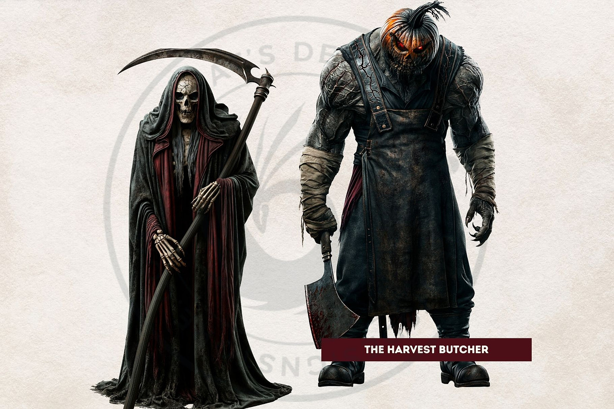 71 Halloween Horror Cliparts, a Seasonal Illustration by ThatsDesignArt (Photo 12 of 15)