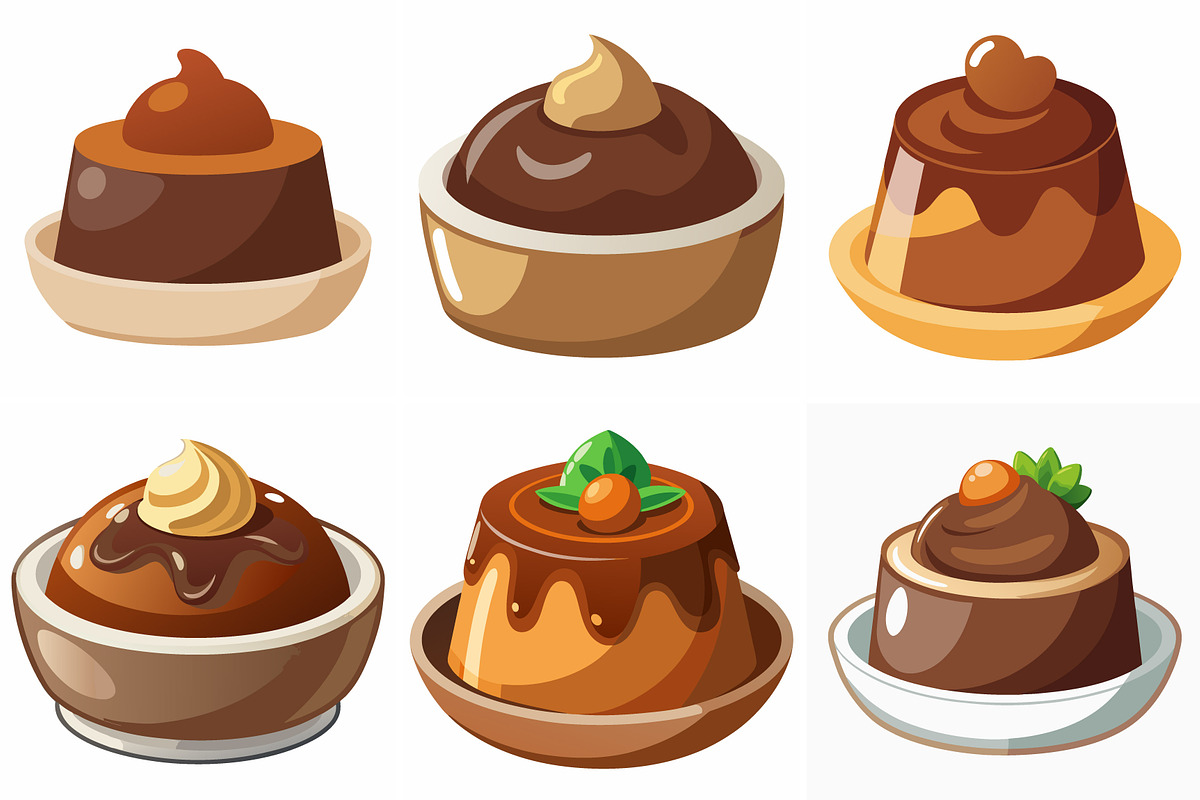 Delicious Chocolate and Caramel, an Object Graphic by Billah Hub