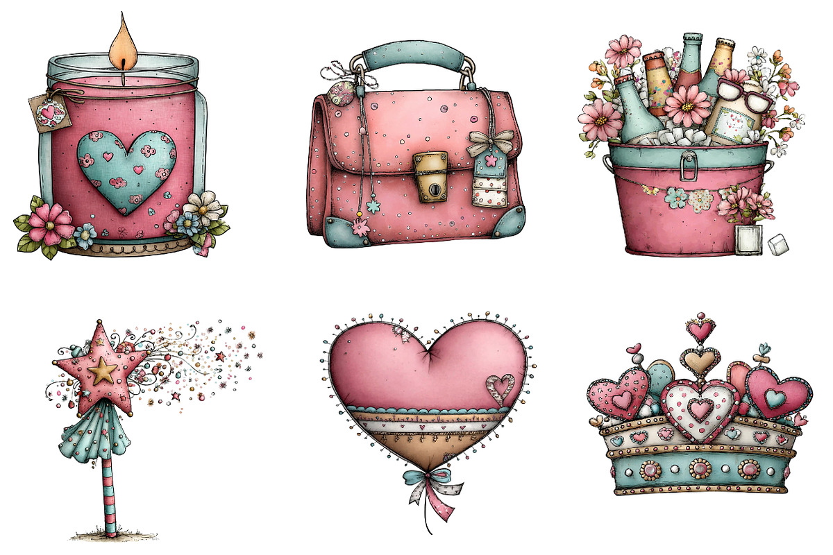 Happy New Year Clipart, an Illustration by CreationArt (Photo 6 of 7)