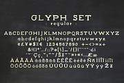 Schoolmarm Typeface, a Slab Serif Font by the Red Rocket Rebellion (Thumbnail 3 of 4)