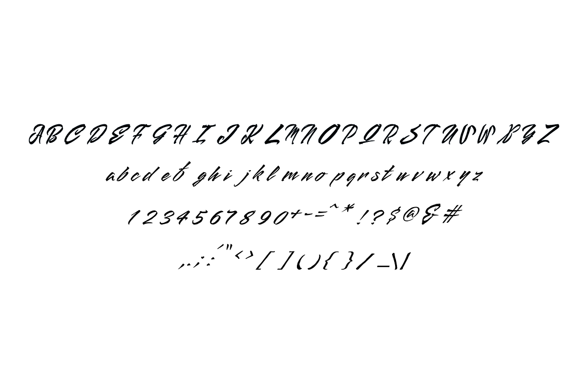 Brushy - Modern Typeface, a Serif Font by Made by Cap (Photo 3 of 5)