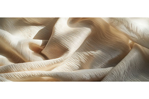 Close-up of beige textured fabric in, a Background Photo by piter.goskov