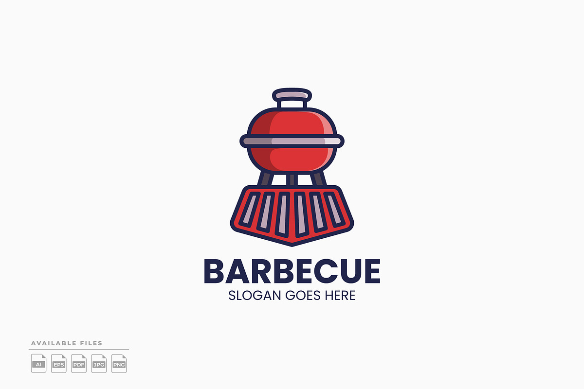 Barbecue Logo, a Branding & Logo Template by Zeer Graphic
