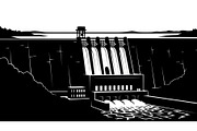 Hydroelectric Dam Power Silhouette, an Illustration by musafir_fashion (Thumbnail 8 of 16)