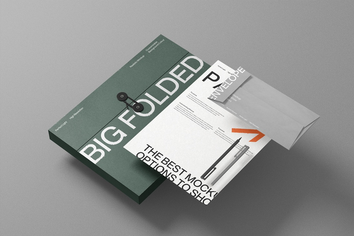 Modern Branding Guidelines Mockup, an Advertising Mockup by East Gallery (Photo 11 of 15)