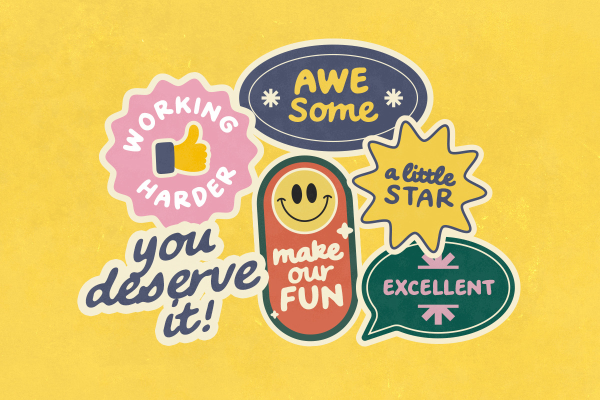 Crispy Bites - Cute Font Family, a Handwritten Font by Sarid Ezra (Photo 3 of 9)