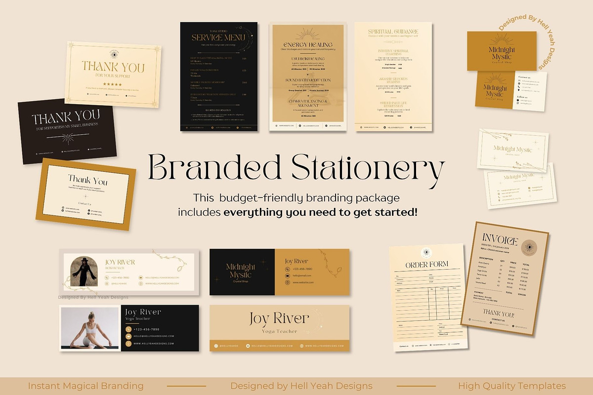 Witchy Glow Branding Starter Kit, a Social Media Template by Hell Yeah Designs (Photo 7 of 17)