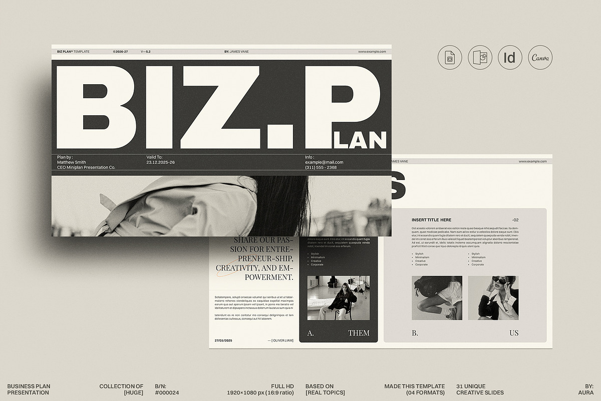 Business Plan Presentation Template preview 2