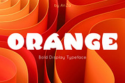 Orange display typeface, a Symbol Font by Anna Zakharchenko (Thumbnail 1 of 23)