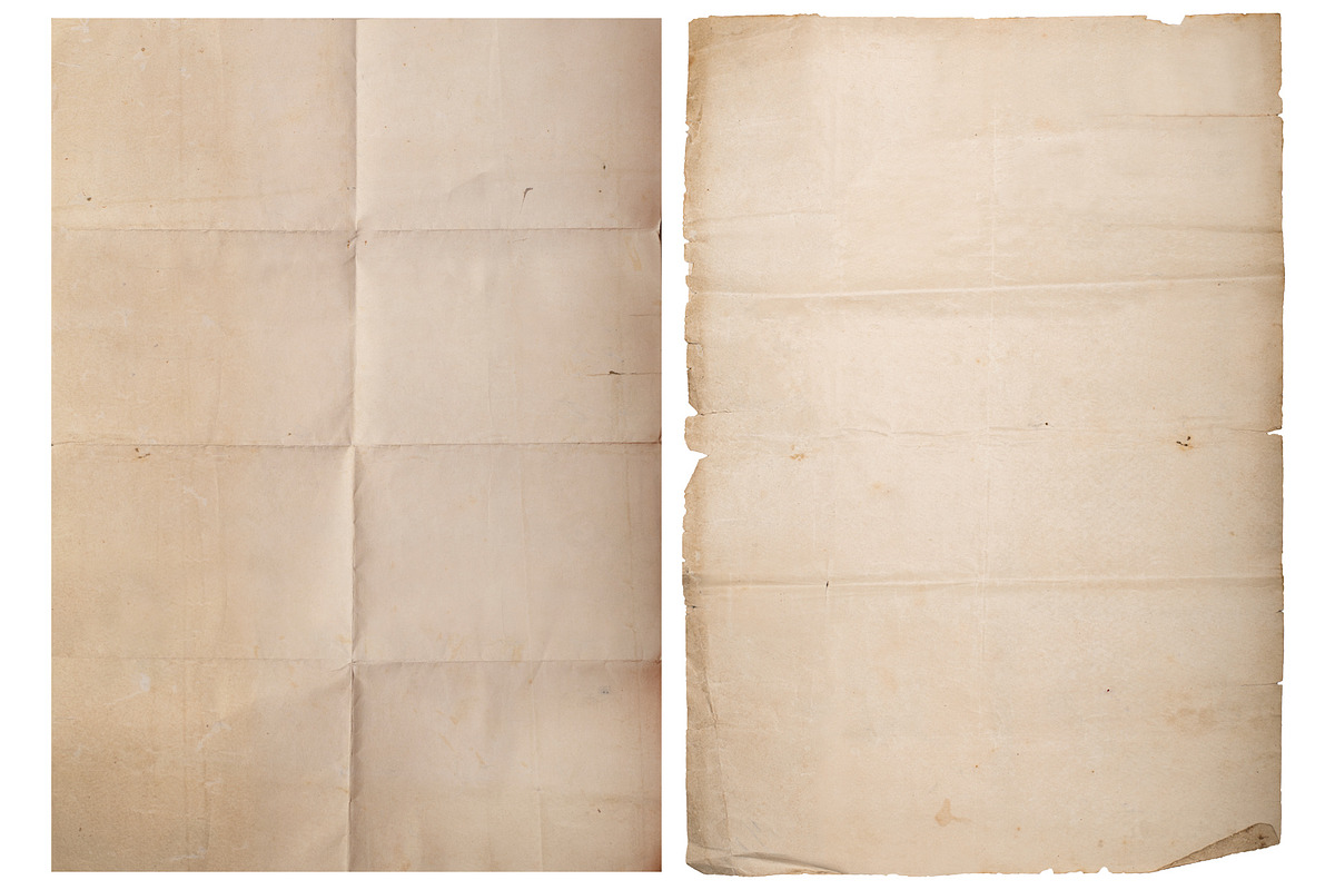 Vintage and grunge paper textures, a Texture Graphic by INTERARTIVITY (Photo 2 of 6)