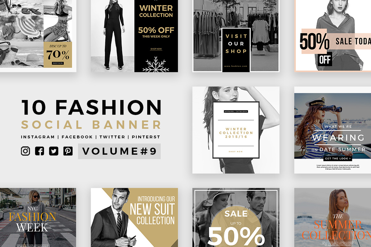 Stylish - 100 Social Media Templates, a Social Media Template by MinimalStudioCo (Photo 16 of 19)