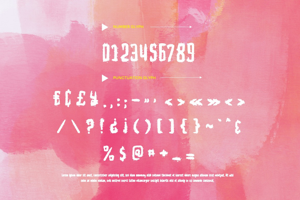 Hanoves - Textured Brush Font, a Handwritten Font by Dhabee (Photo 2 of 10)