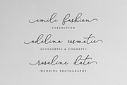 Bellisia Script + Bold Version, a Script Font by sizimon (Thumbnail 5 of 8)