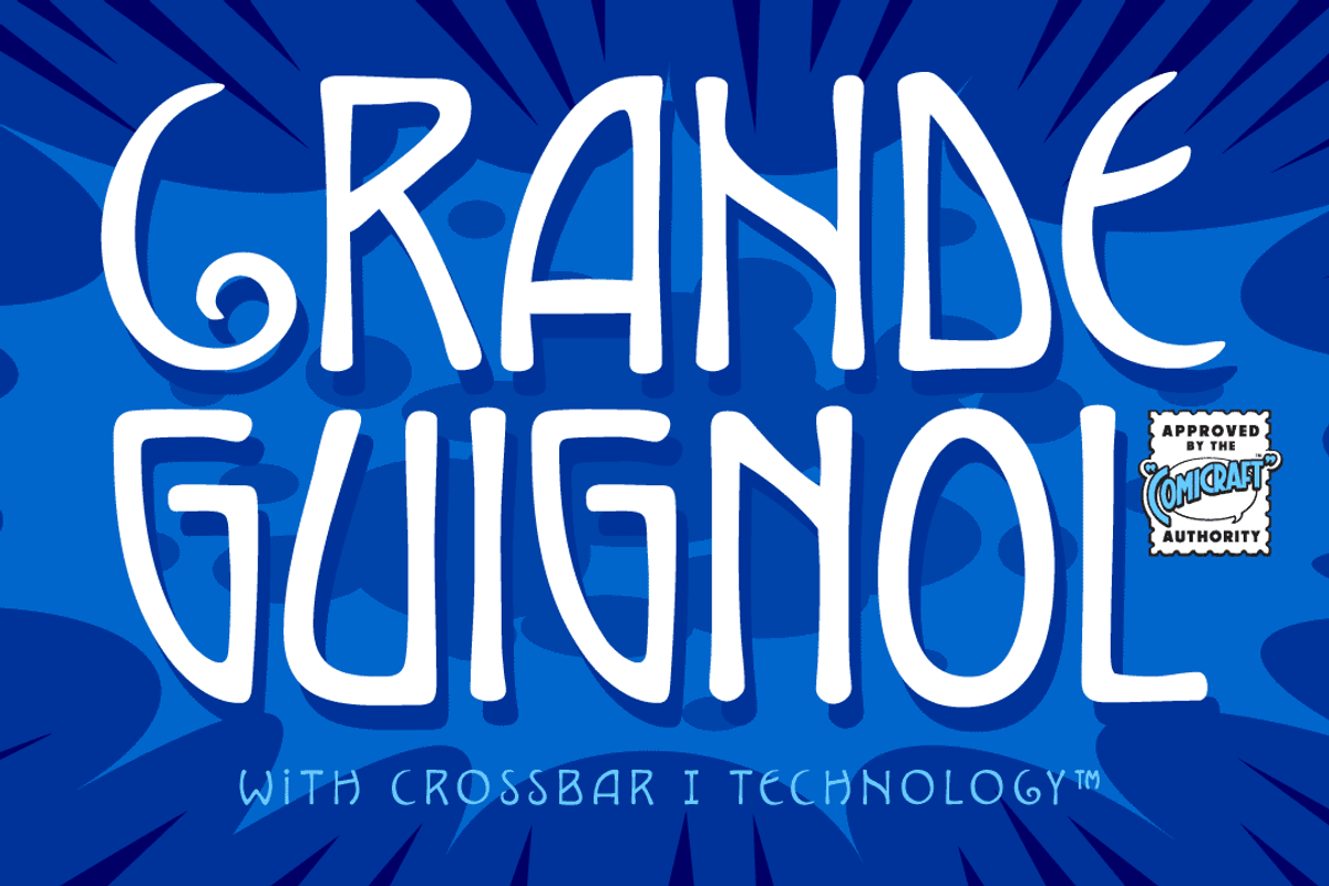 Grande Guignol - art deco elegance, a Handwritten Font by Comicraft Fonts (Photo 1 of 4)