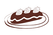 Hand painted bakery line set with, a Food Illustration by okskukuruza (Thumbnail 2 of 3)
