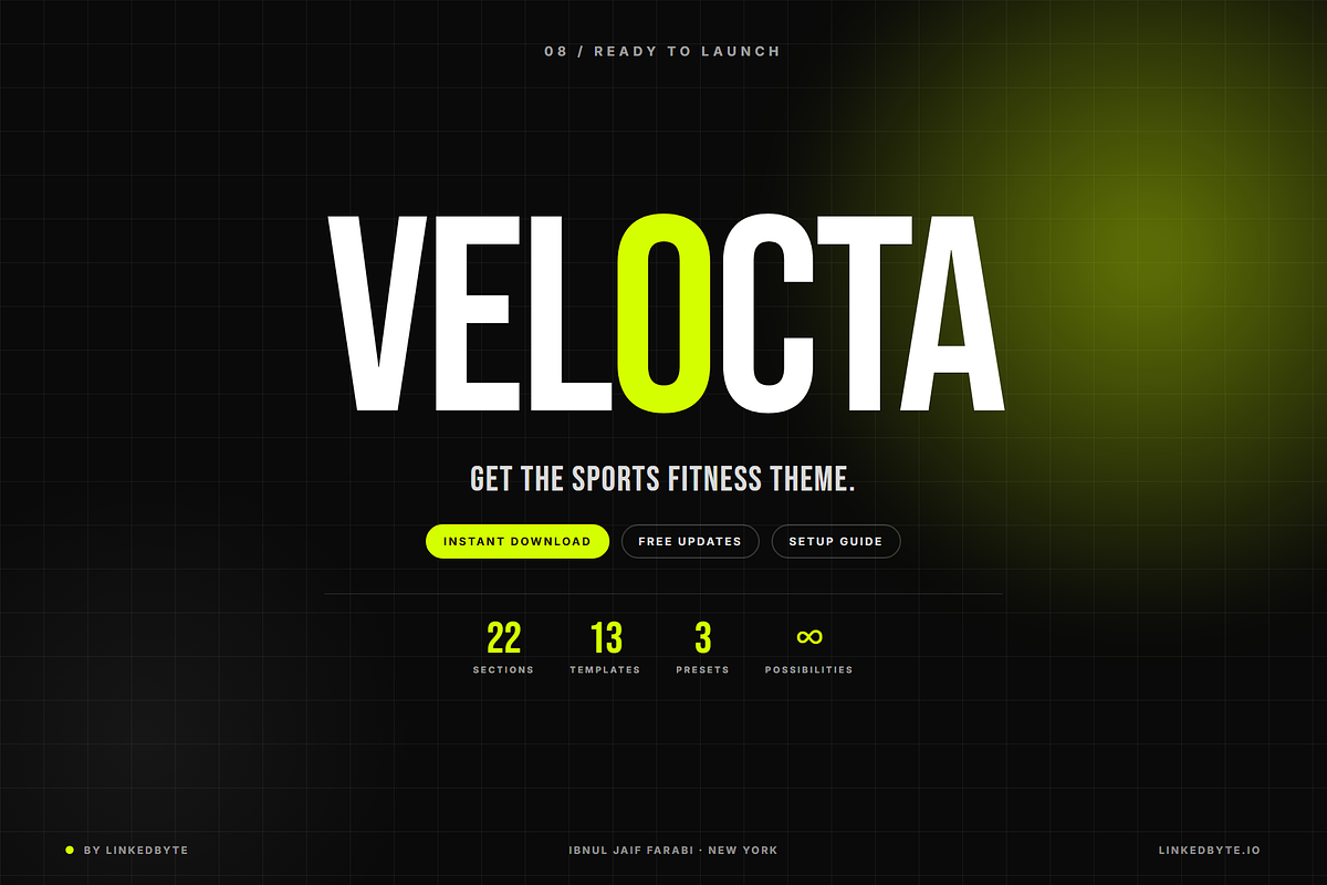 Velocta Shopify Sports Theme, a Shopify Template by Ibnul Jaif Farabi (Photo 8 of 8)