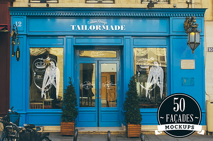 50 Facades mockups