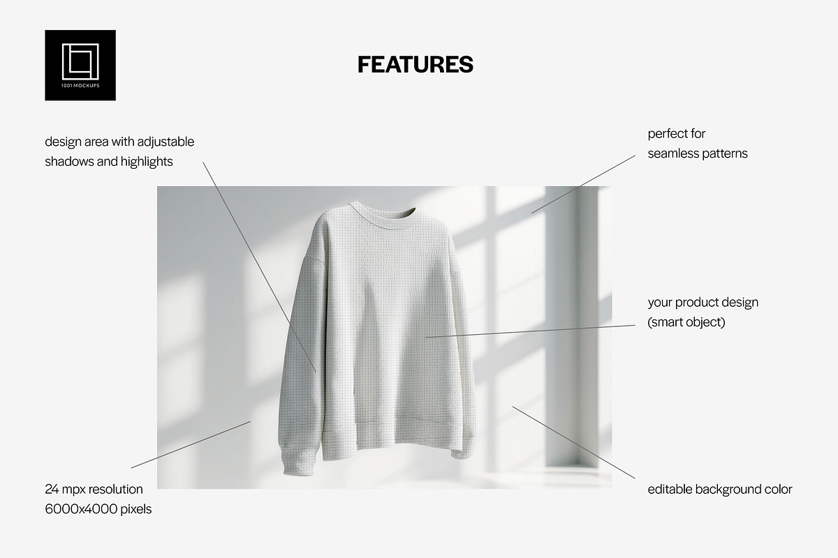 Unisex Sweatshirt Floating Mockup, a Hoody Mockup by 1001 mockups (Photo 2 of 9)