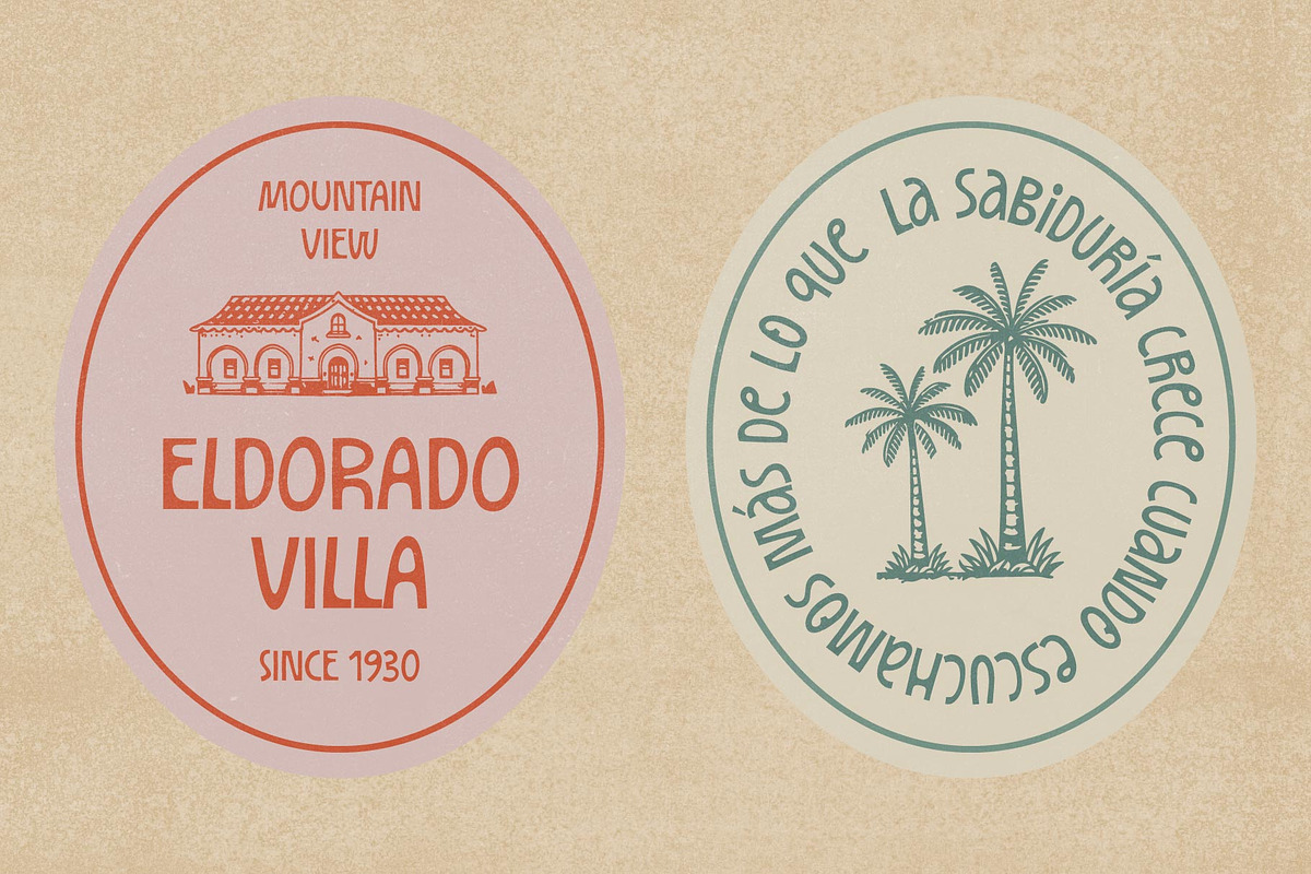 Costage; Eccentric Font Duo, a Font by Eko Bimantara (Photo 6 of 14)