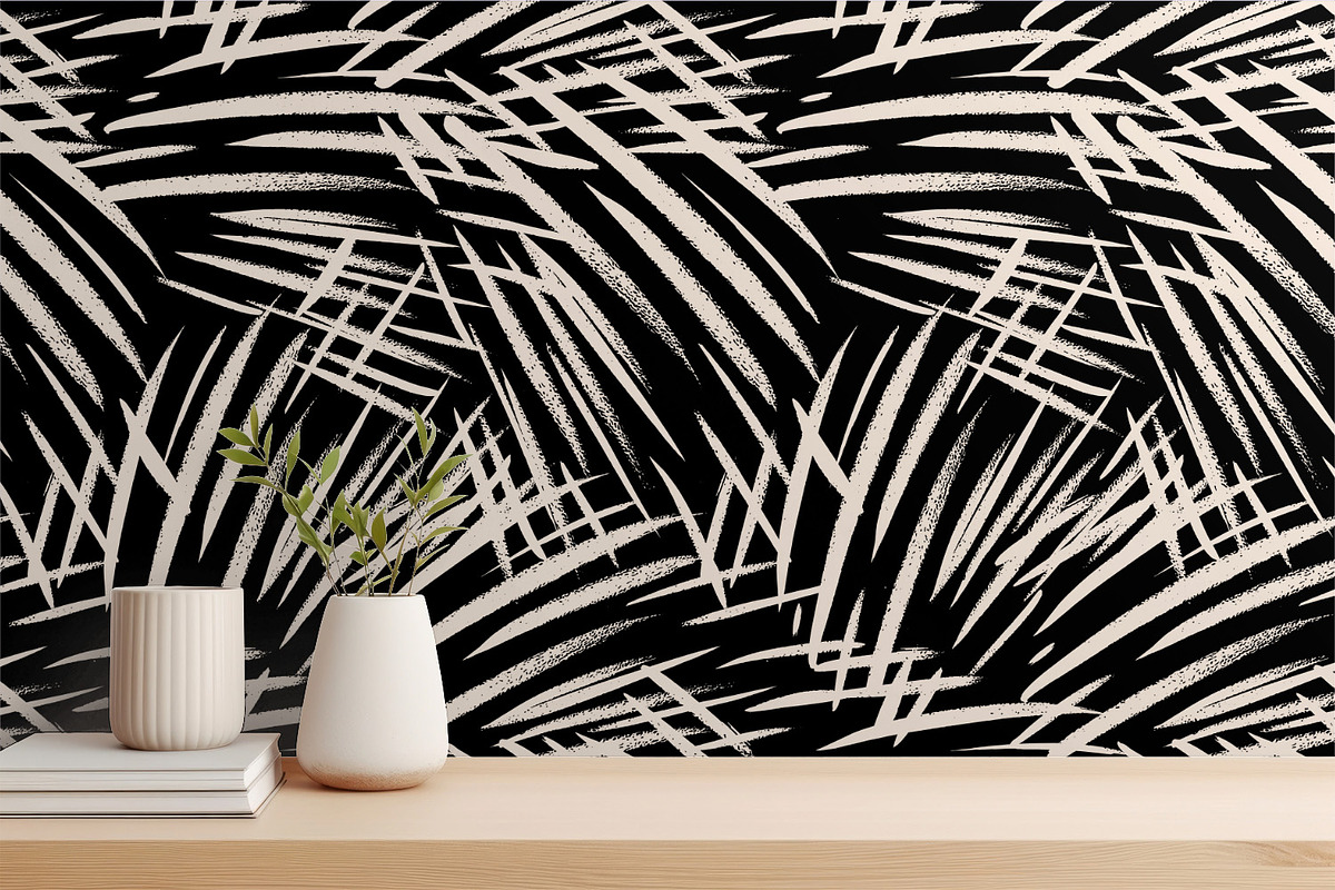 Brush Painted Striped Texture, a Wallpaper Graphic by MalyskaStudio (Photo 4 of 6)