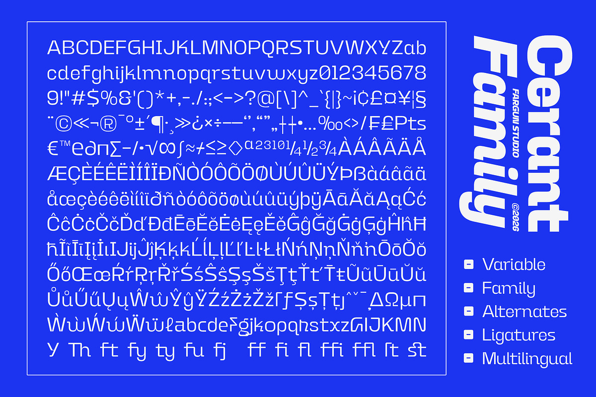 Cerant, a Sans Serif Font by Fargun Studio (Photo 7 of 15)