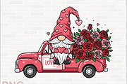 Valentine Gnome Clipart Designs, a Texture Graphic by crative8112 (Thumbnail 2 of 9)