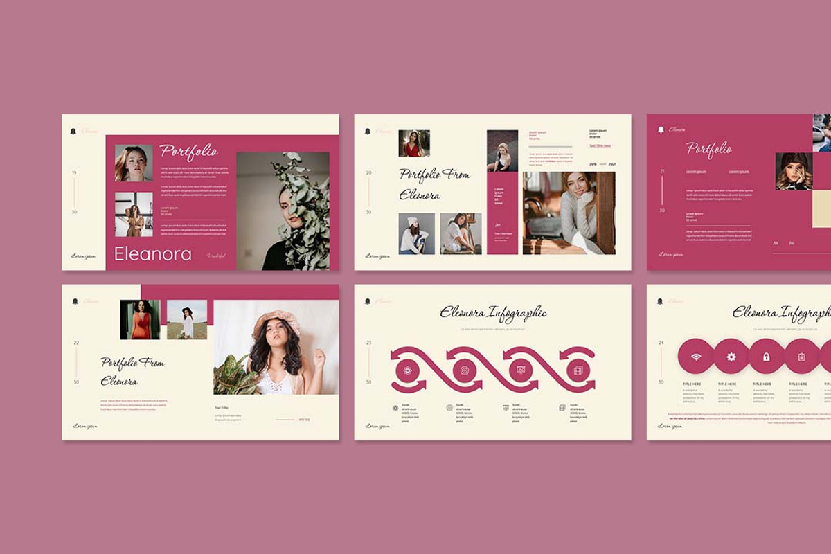 Eleanora Presentation Template, a Presentation Template by Analogous Temp (Photo 4 of 5)