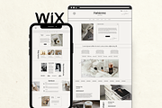 Wix Website Template Small Business, a Wix Template by Branding Babe Co. (Thumbnail 1 of 10)