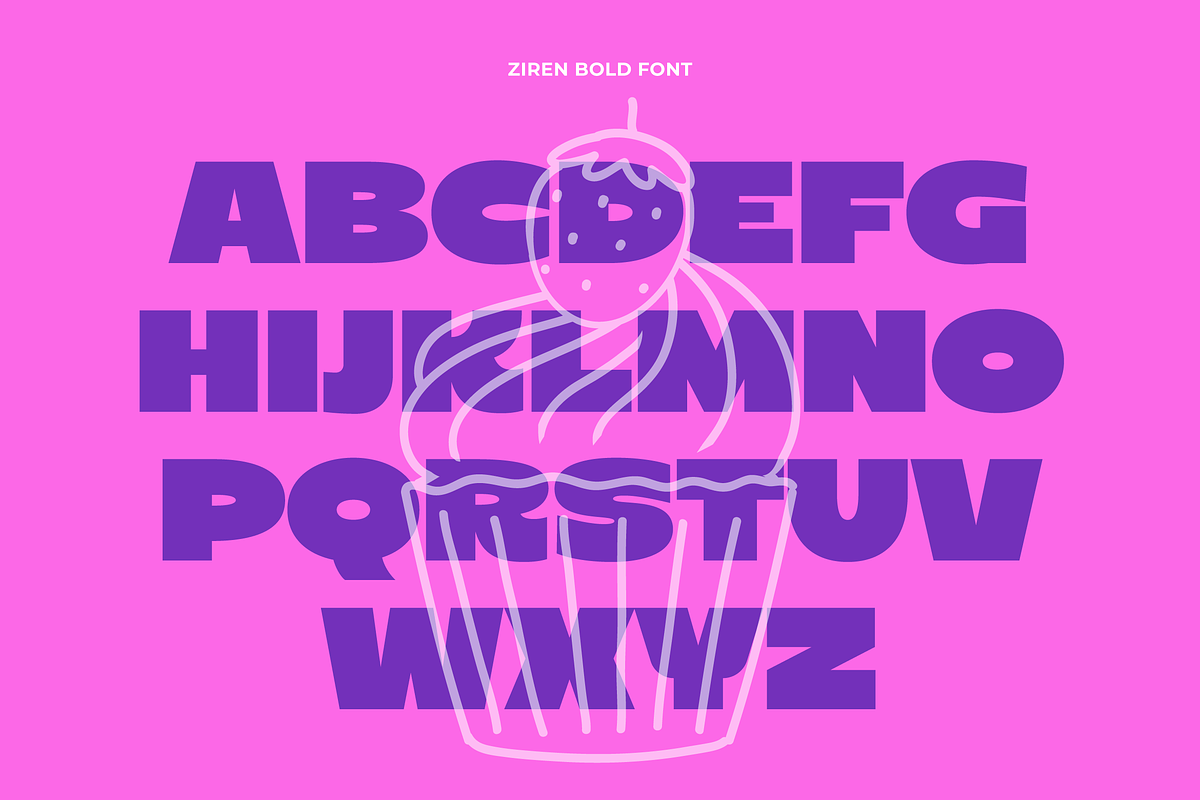 Ziren - Bold Font, a Sans Serif Font by limitype (Photo 3 of 10)