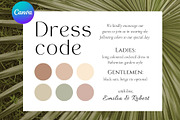 Party Dress code details info card, a Card Template by EvaTemplates (Thumbnail 4 of 6)