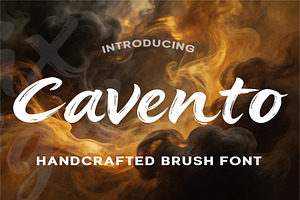 Cavento Brush Font