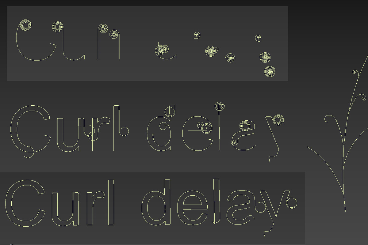 MCG Curl a Spline, an Object 3D Model by Candy Shop (Photo 5 of 8)