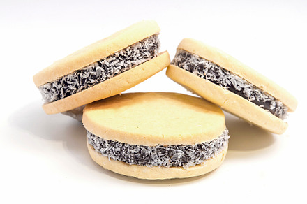 Alfajores traditional argentina sweet cookies, a Food & Drink Photo by DalaiFood