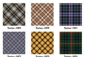 Seamless Tartan Pattern. Part79