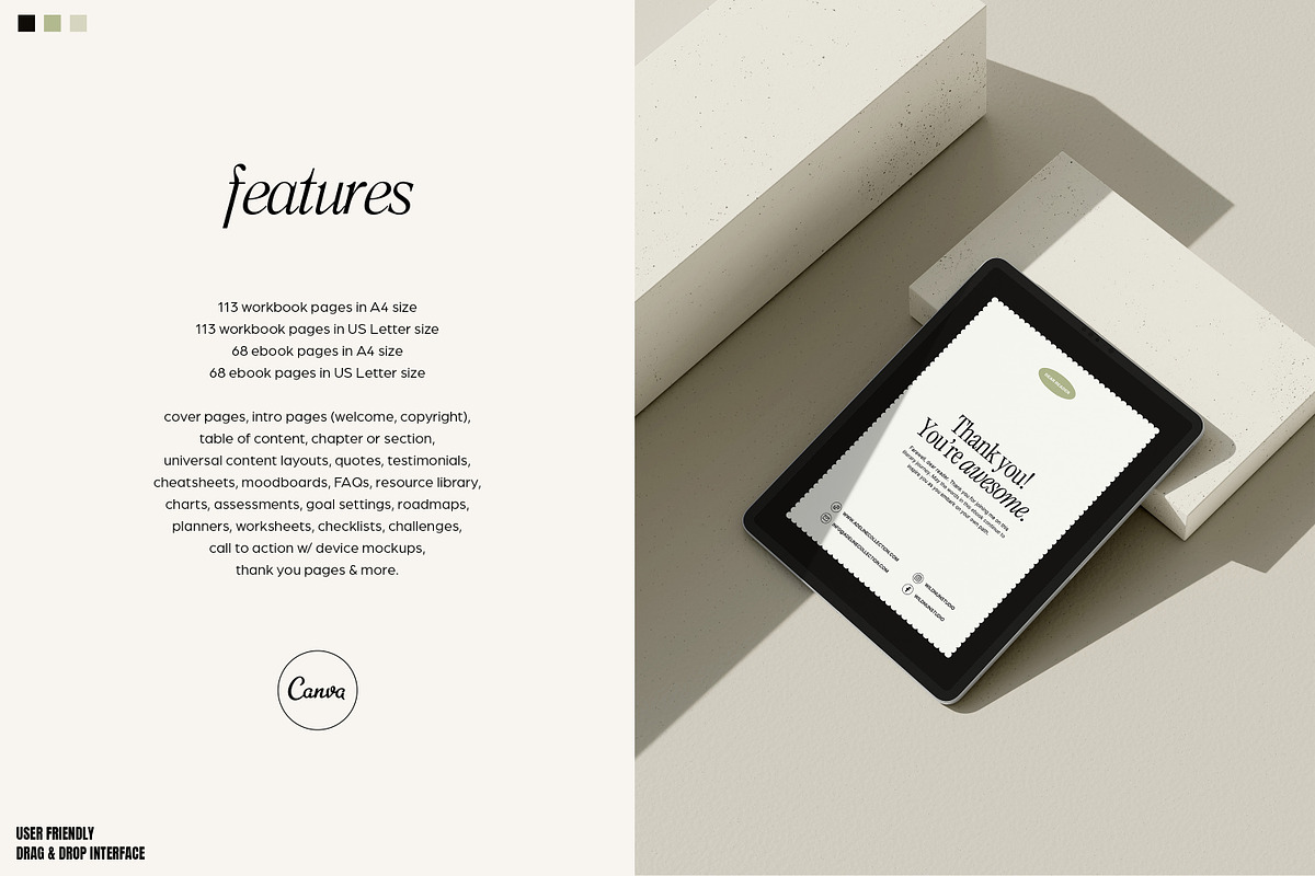 ADE / 2in1 Ebook & Workbook Kit, a Magazine Template by Wildnun Studio (Photo 2 of 46)