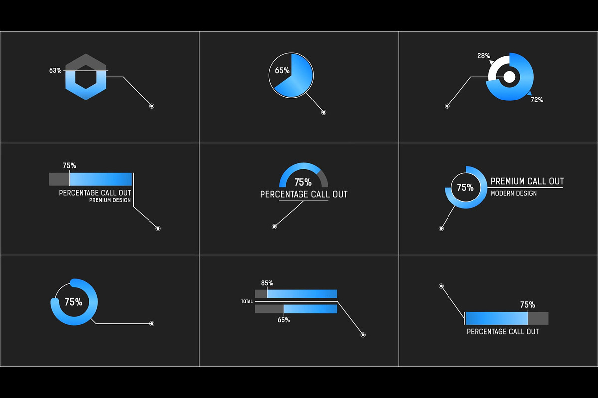 Percentage Call Out (After Effects), a Templates & Theme by MinnaPicture (Photo 4 of 8)