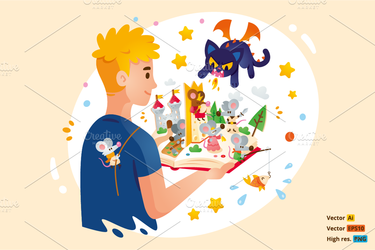 Fantasy Children Book Illustration, an Animal Illustration by Manudesign (Photo 1 of 3)
