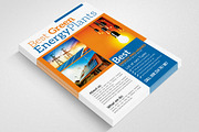 Renewable Energy - Go Green, a Flyer Template by Psd Templates (Thumbnail 2 of 3)