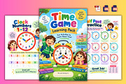 Time Game Learning Pack, a Stationery Template by Designmela01 (Thumbnail 3 of 6)