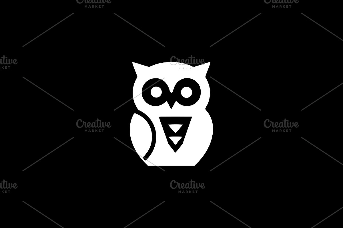 Abstract Owl Silhouette Vector, an Animal Illustration by Vectorium Studio (Photo 2 of 4)
