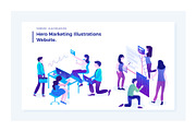 Marketing & Courses Illustrations, an Illustration by marwa_elgendy (Thumbnail 12 of 27)