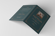 Funeral Program Template, an Invitation Template by Neermana (Thumbnail 3 of 4)