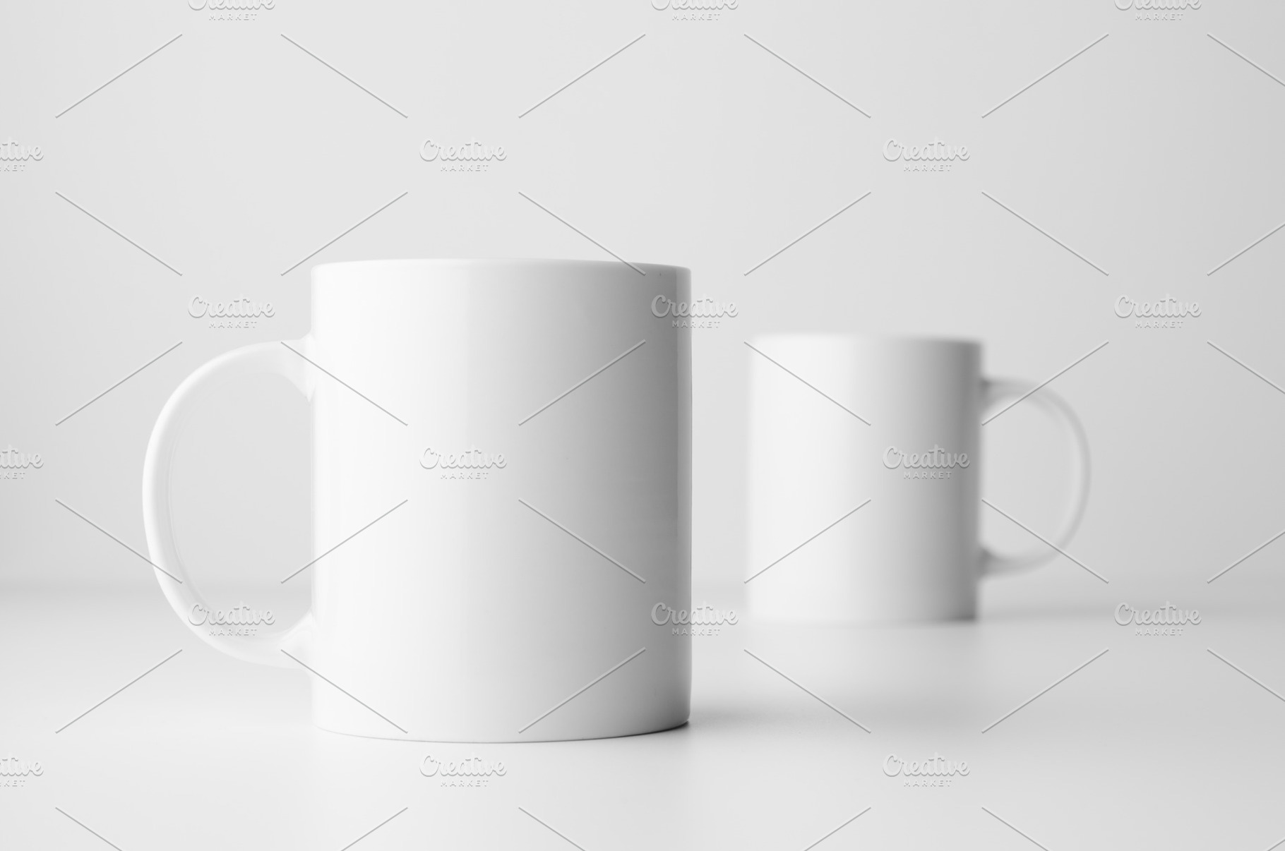 White coffee mug mockup JPEG, a Food & Drink Photo by Shablon