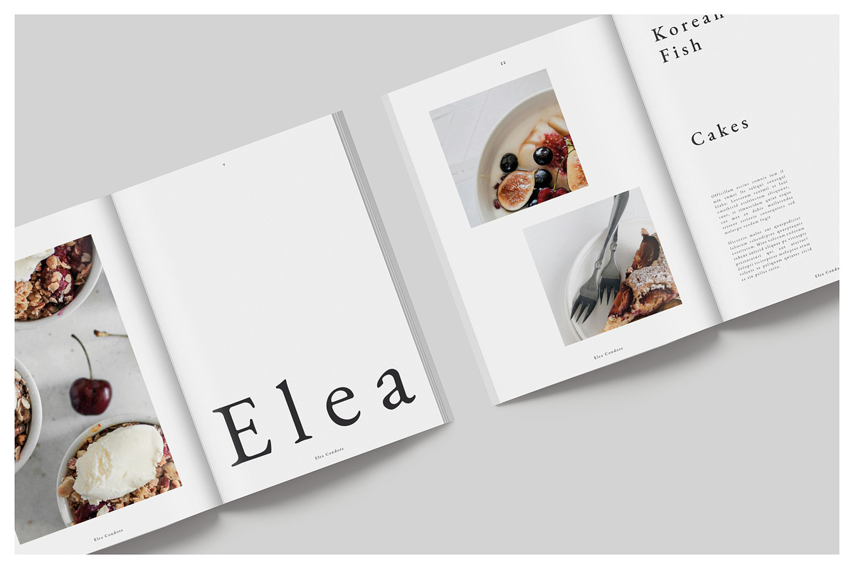 ELEA Recipes Book Cookbook, a Magazine Template by Arif Tri Ananta (Photo 4 of 14)
