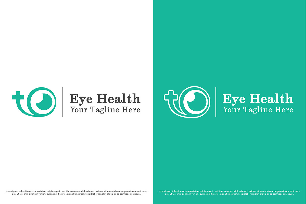 Eye health clinic logo template, a Branding & Logo Template by Morvana Crew (Photo 2 of 2)